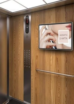 Asansör içi bilgilendirme ekranları